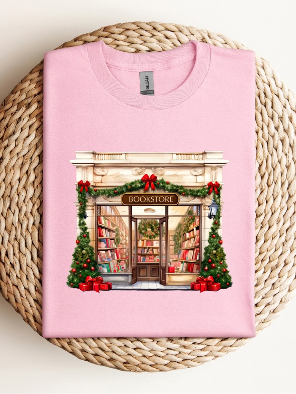 Christmas Bookstore T-Shirt